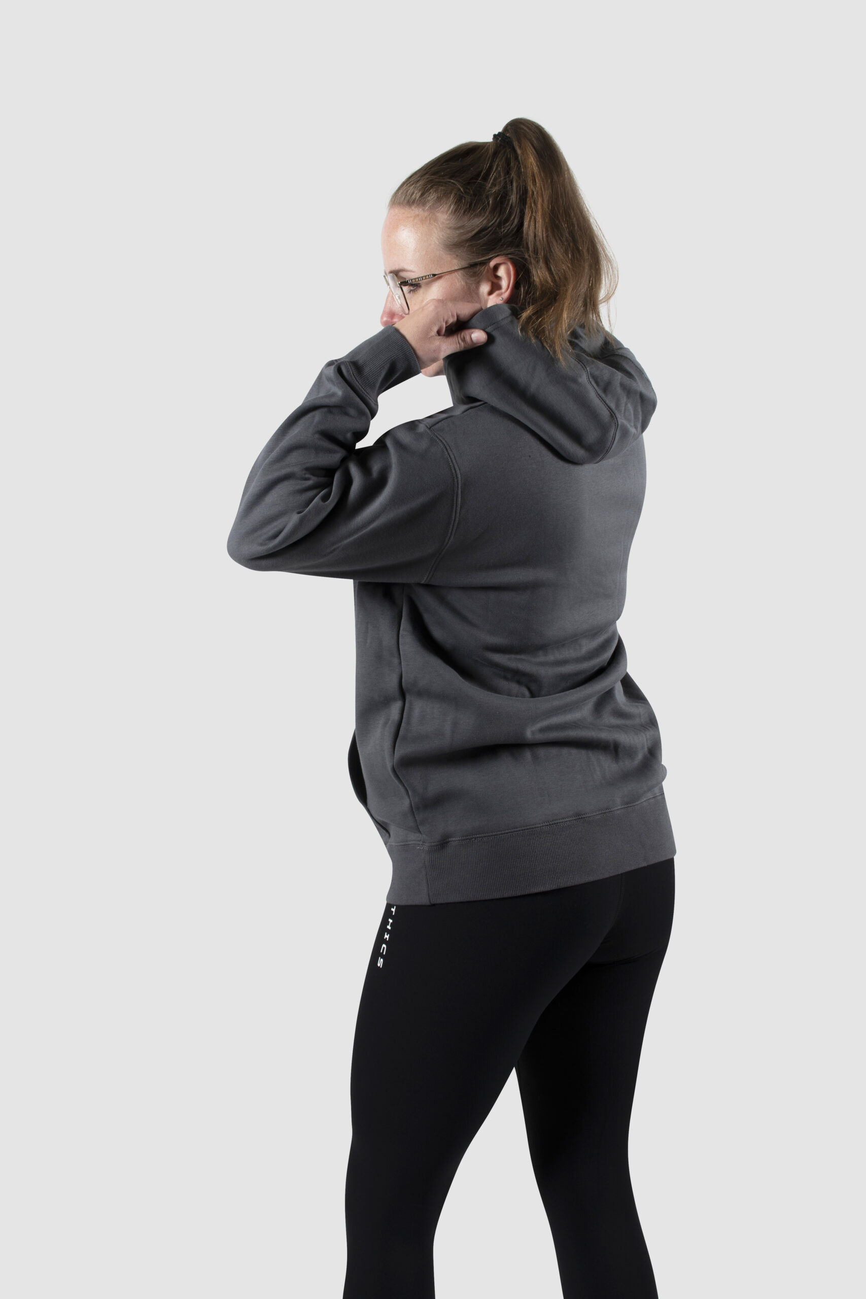 Warme fleece hoodie voor dames
