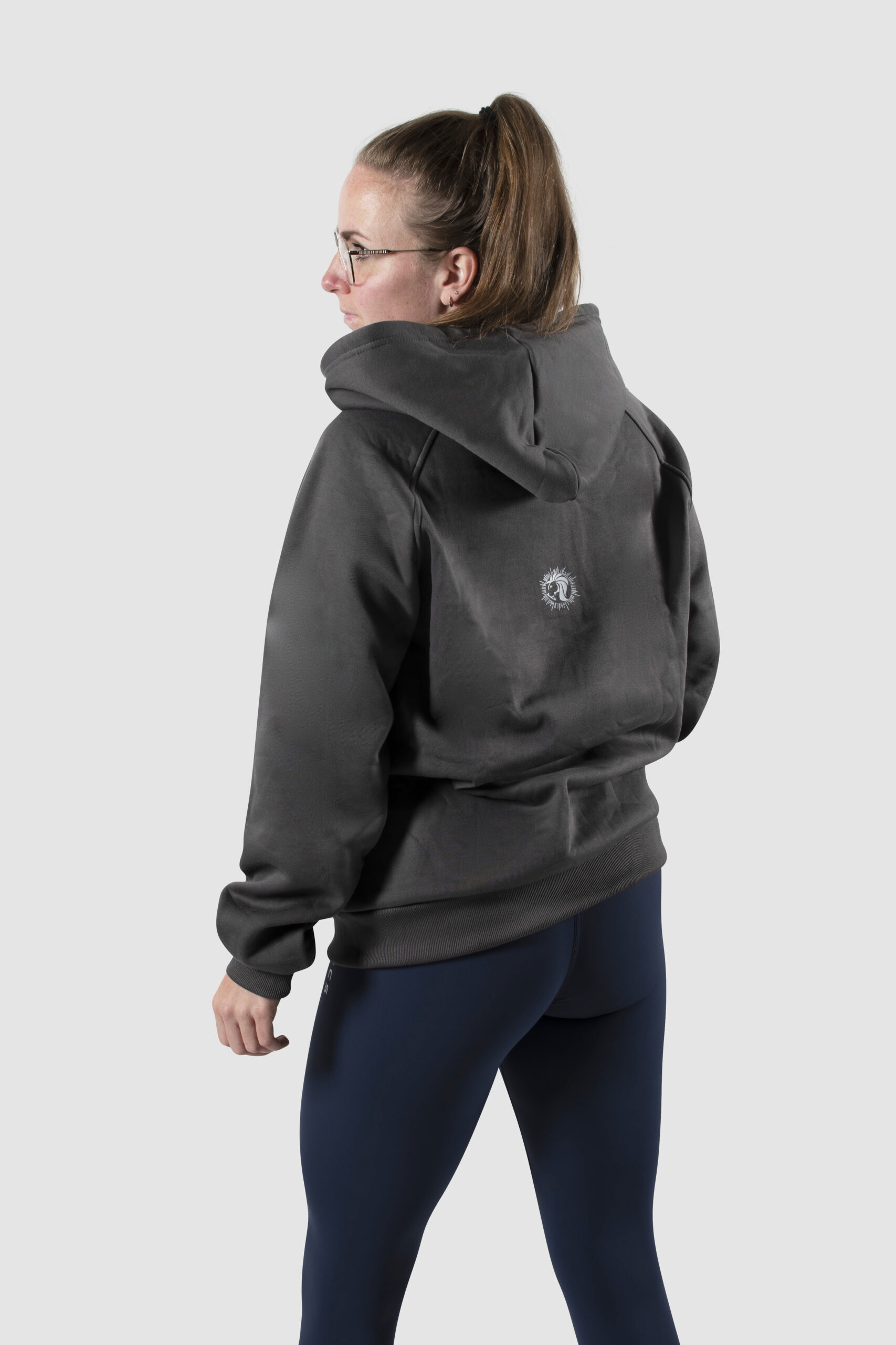 Oversized dames fleece hoodie