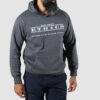 Ethics heren slim fit hoodie grijs