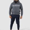 Ethics heren slim fit hoodie grijs