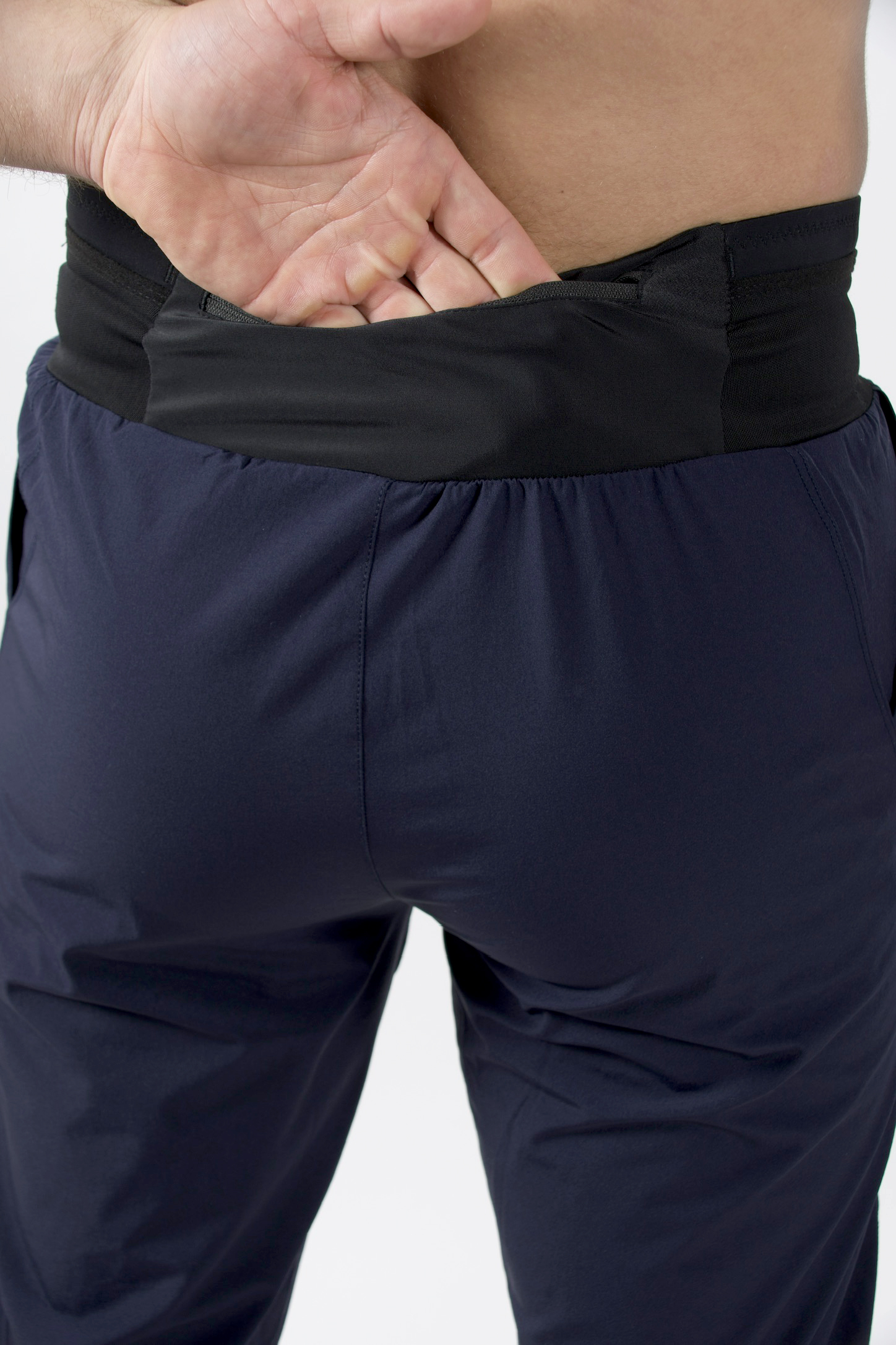 Herenbroek ETHICS Elevate Elite Blauwe heren sport broek met steekzakken en smalle pasvorm